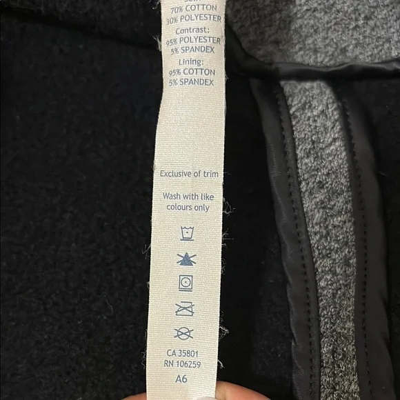 Lululemon athletica Cozy Car Coat Heather Gray Size 8 - Picture 5 of 6